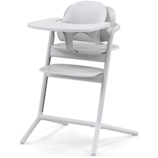 CYBEX - High chair - 3 in 1 pack - LEMO 2 - White - Adjustable in height and depth - Baby set included