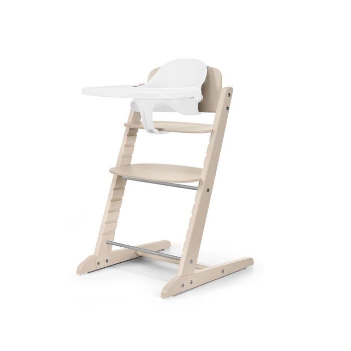 High chair - CYBEX - IRIS 3-in-1 - Wood - Baby set & tray included - All Natural