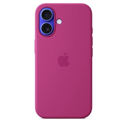 APPLE iPhone 16 - Silicone Case with MagSafe - Fuchsia