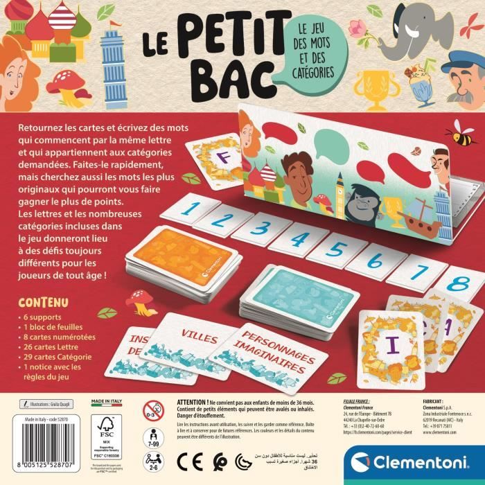 The little bac, CLEMENTONI board game