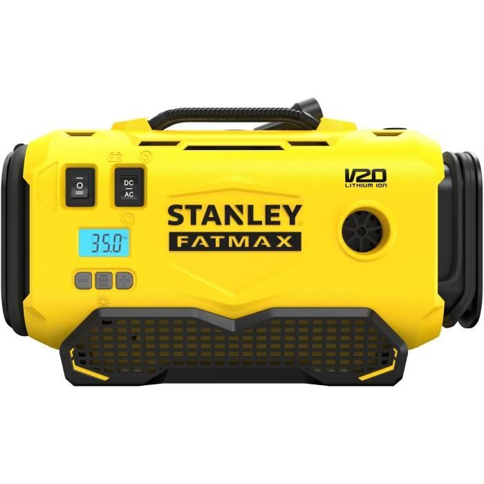 Compressor Inflator - STANLEY FATMAX V20 - SFMCE520B-QW - Lithium 18V - 11 bars - Without Battery