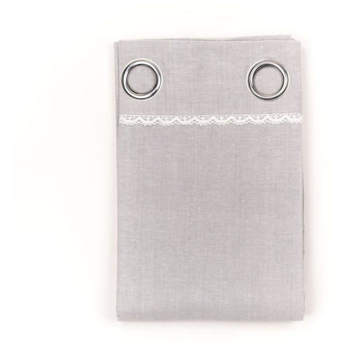 Curtain - TODAY - CHARME - Chambray Constance - 140 x 240 cm