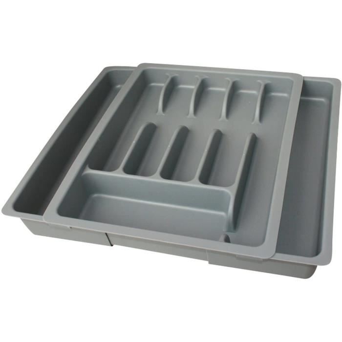Expandable cutlery tray