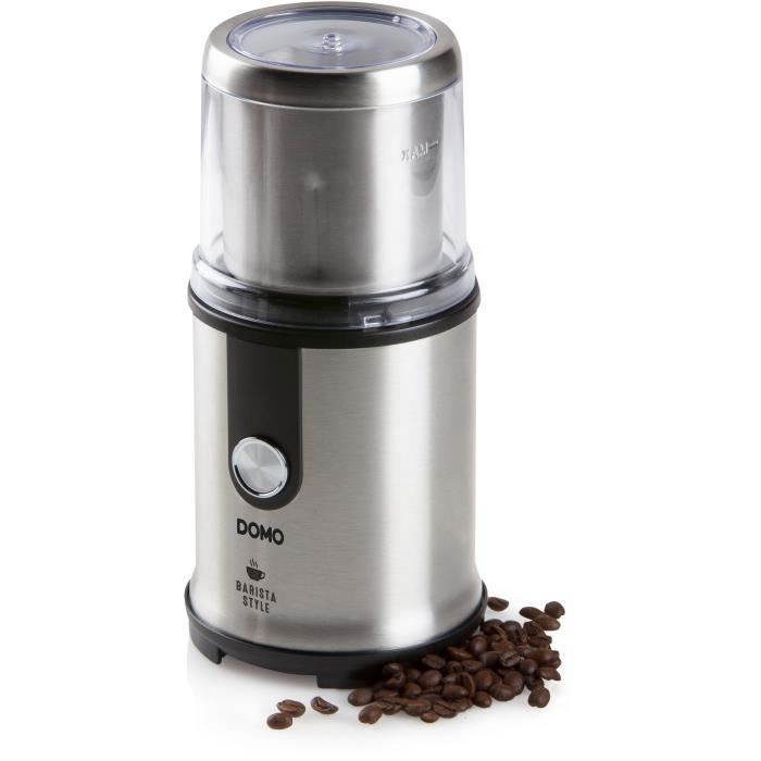 Electric coffee grinder - DOMO - DO723K - 300 W - Capacity: 110 g - Grinding mechanism with burrs