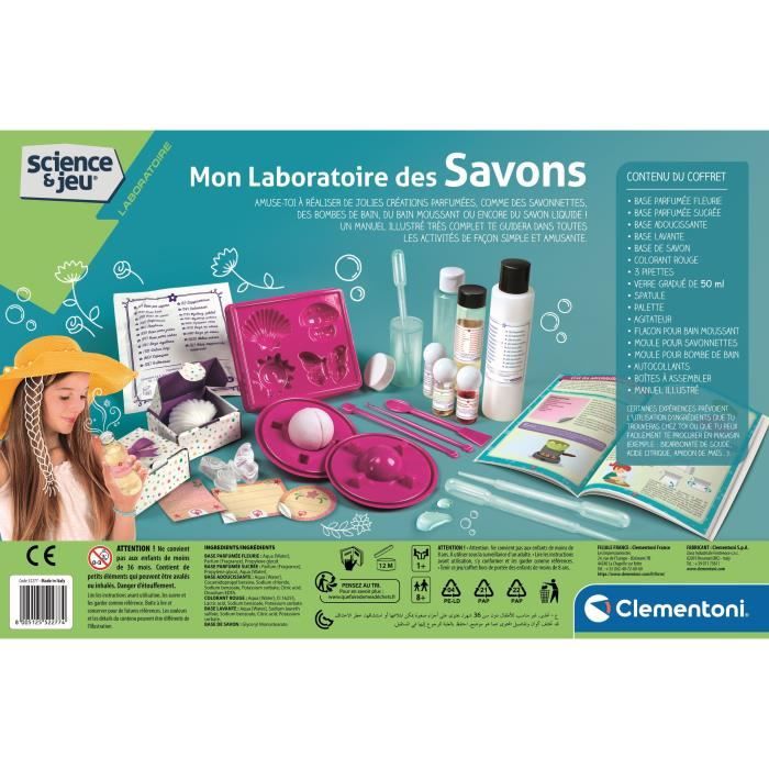 CLEMENTONI Science & Game - My Soap Lab - Scientific Game