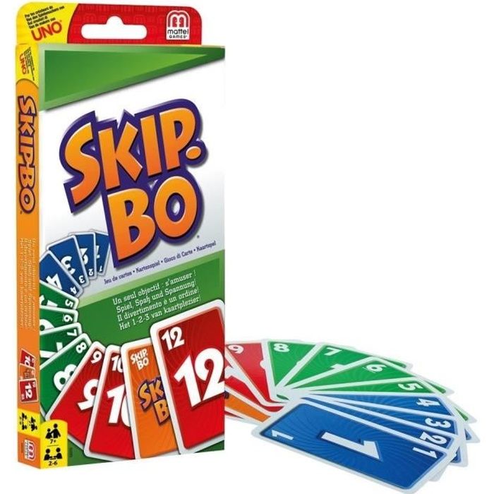 MATTEL GAMES - SKIP BO - Card Game