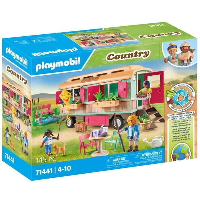 PLAYMOBIL 71441 Caravan café boutique - Country - Ages 4 and up