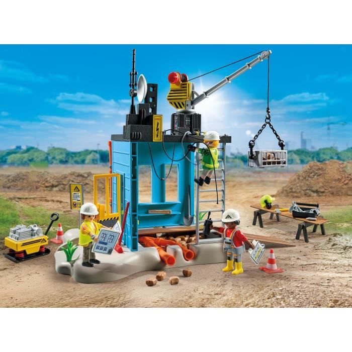 PLAYMOBIL - 71650 - Workers and construction site