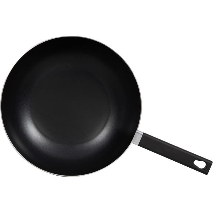 Premier Chef - Wok 32 cm - LIVOO - MEP156R - Non-stick without PFOA or PFOS - Silicone handle - All hobs including induction