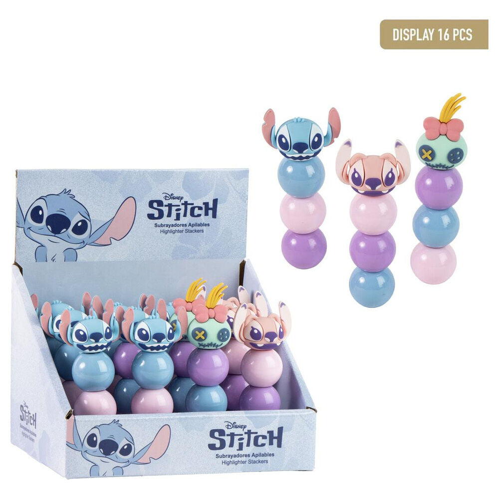 Disney Stitch assorted stackable highlighter