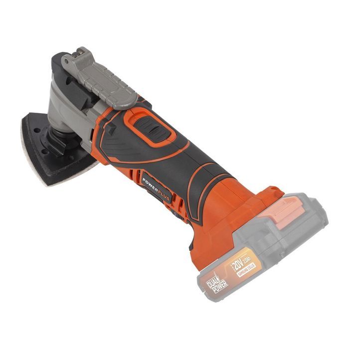 20v wireless oscillating multifunction tool + 5 Dual Power Powdp4060 accessories - Delivered without battery or charger