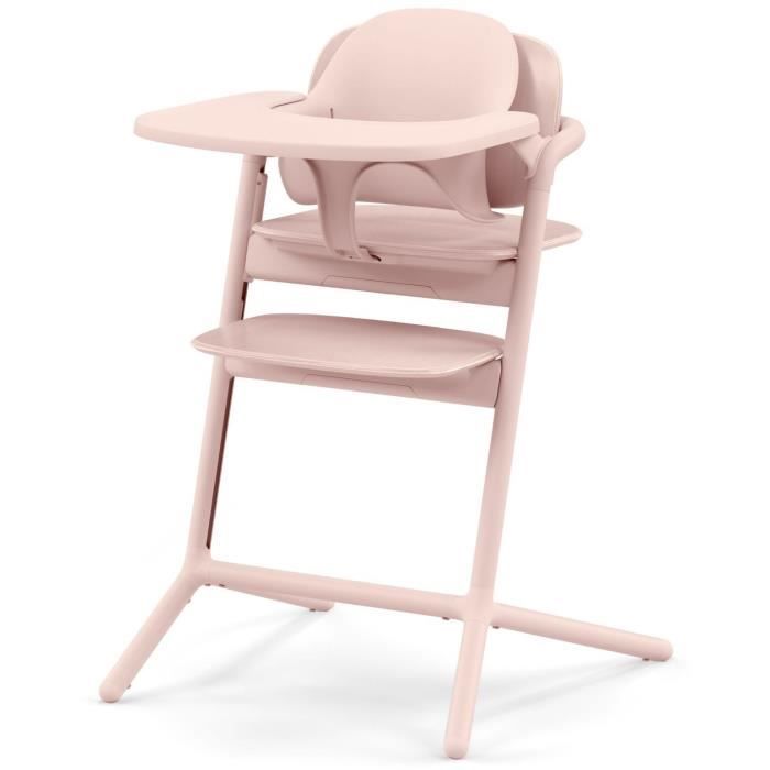 CYBEX - High chair - 3 in 1 pack - LEMO 2 - Pink - Adjustable in height and depth - Baby set included