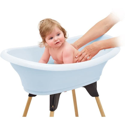 Thermobaby Vasco Thermobaby 5 in 1 blue flower bathtub - Made in France