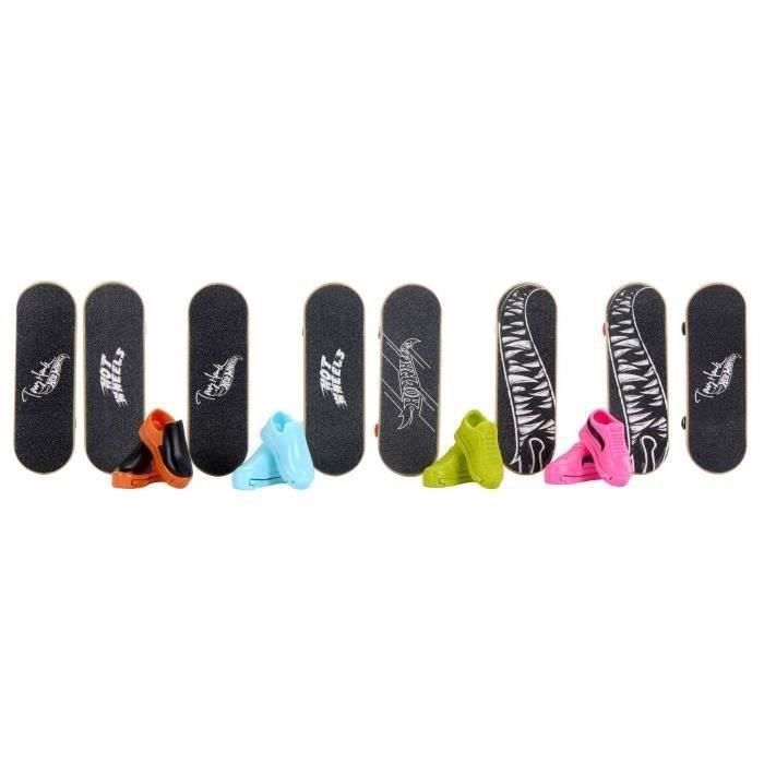 Tony Hawk Fingerskate Pack - Box of 8 boards - HOT WHEELS - Multicolor