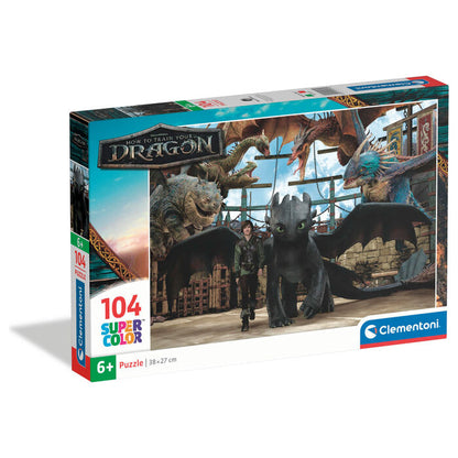 How To Train Your Dragon puzzle 104pcs