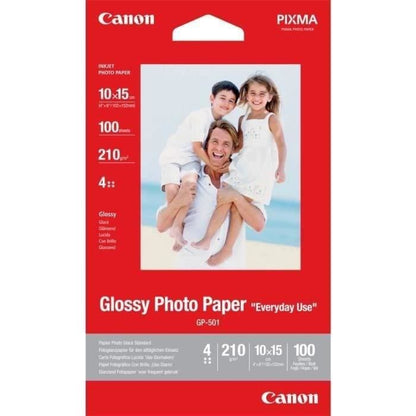 Canon Glossy Photo Paper GP-501 - 210g - 100 Sheets - 10x15 cm