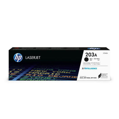HP 203A Genuine LaserJet Toner Black (CF540A) for HP Color LaserJet Pro M254 / M280 / M281