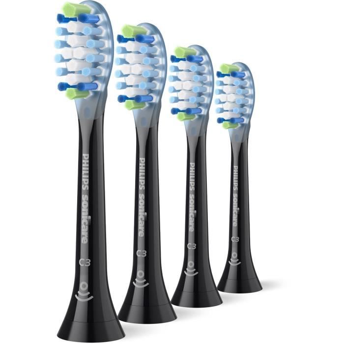 Pack of 4 brush heads - PHILIPS - HX9044/88 - C3 black