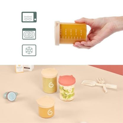 Babymoov Isy Bowls 9 Graduated Borosilicate glass conservation pots - 6x250ml + 3x120ml