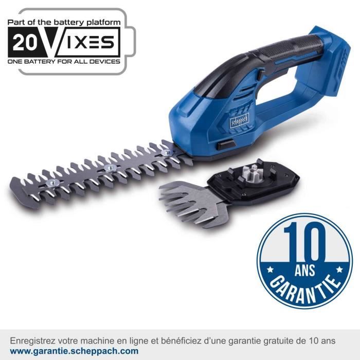 SCHEPPACH C-HTGS200-X cordless grass shears - 20V IXES - without battery or charger