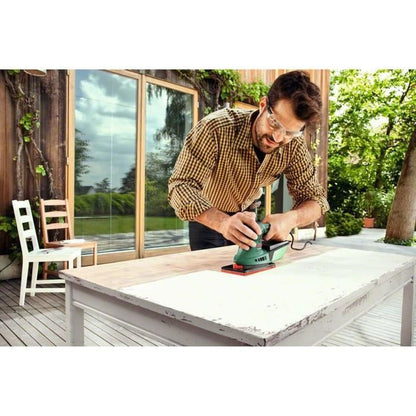 Multi Bosch - PSM 200 AES sander (delivered with 2 abrasive sheets, sanding tray and box)