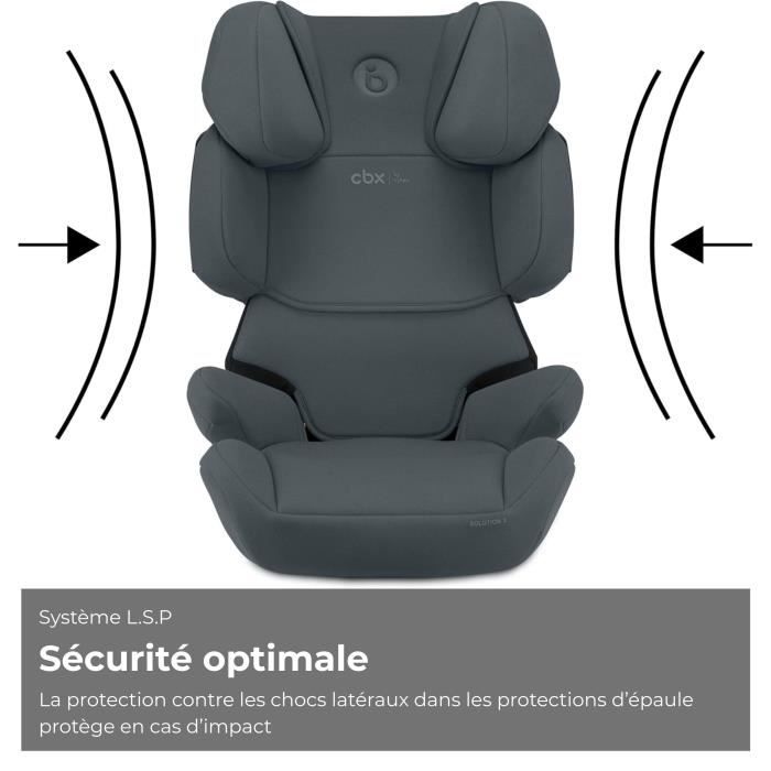 CYBEX Solution X i-Fix Booster Seat - Cobblestone Grey