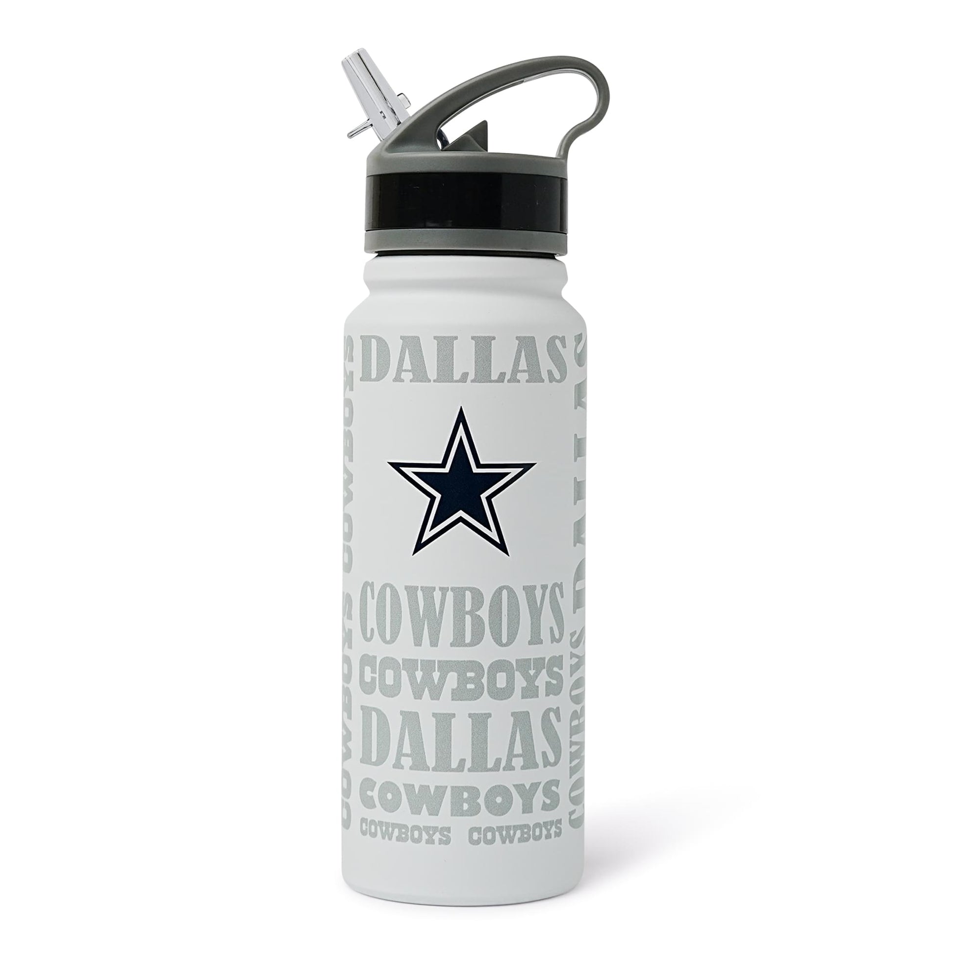 Dallas Cowboys Replay 25-Ounce Stainless Steel Flip-Top NFL Water Bottle
