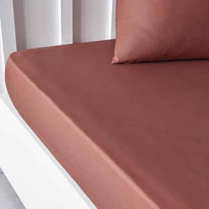 TODAY ESSENTIAL TODAY CHARD - 90 x 190 cm - 1 person - 100% UNA COTTON - TERRACOTTA