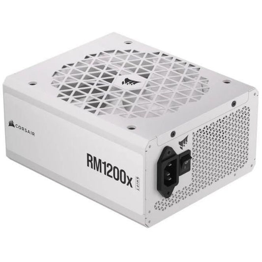 CORSAIR - Power supply - RM1200x Shift White Cybenetics - Fully modular ATX - Gold 80 Plus certified - 1200 watts