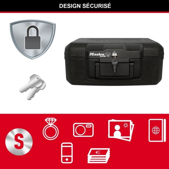 Master Lock Small safe with fire protection L1200