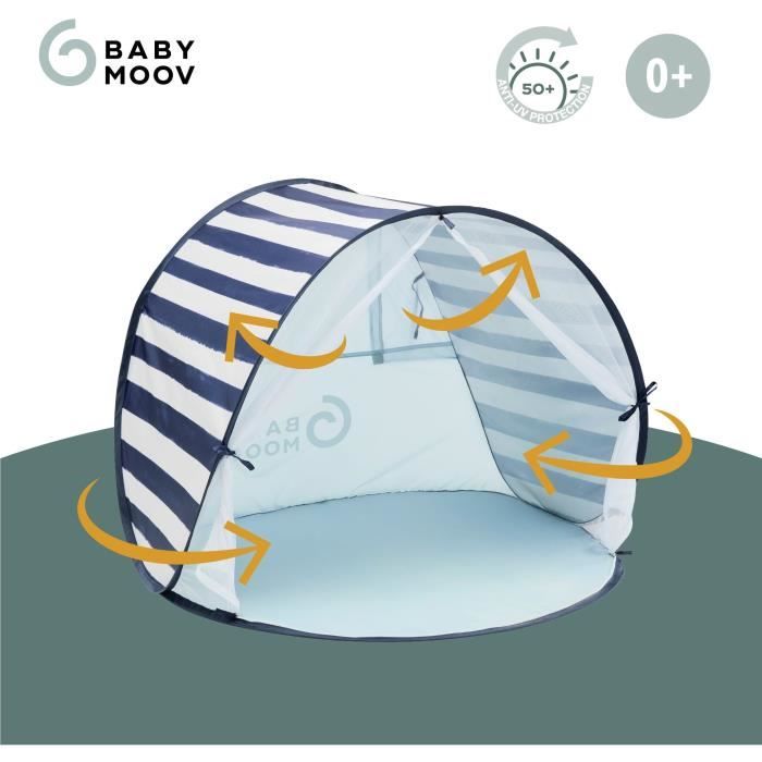 Babymoov Anti-UV Tent SPF 50+ Mariniere - Integrated mosquito net