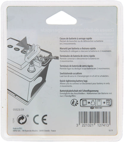 Cartec 2 Quick Release Battery Lugs (+ and -