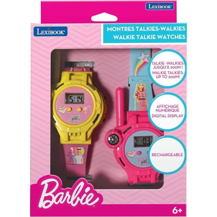 Barbie digital watch with walkie-talkie function, range up to 200 m