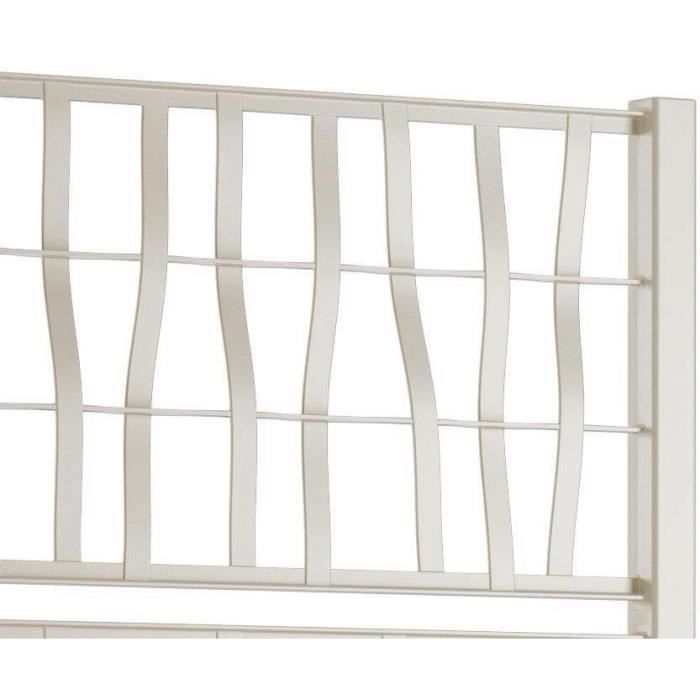 Ethica rectangular flower box 80 cm with chalk trellis