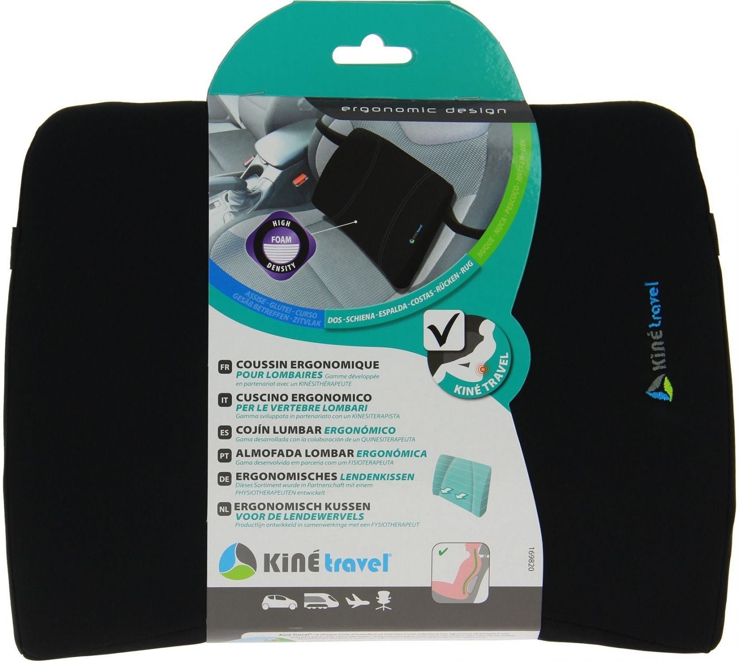 KINE TRAVEL Ergonomic Lumbar Cushion