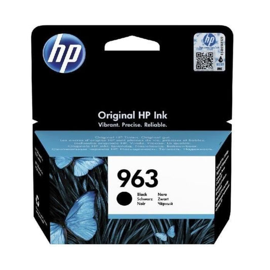 HP 963 3JA26AE, Genuine Black Ink Cartridge, for HP OfficeJet Pro 9010/9020 All-in-One Printers