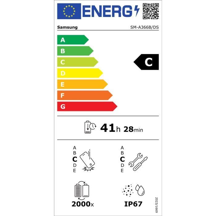 Smartphone Samsung Galaxy A36 6.7 5G Nano SIM 128 GB White