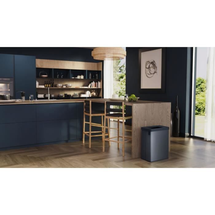 Recycling bin - VERTO - CURVER - 54 L - Pearl blue