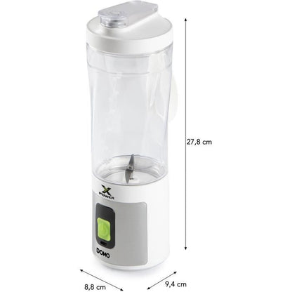 Cordless portable blender - DOMO - DO752BL - XPOWER - 120 W - 600 ml - White