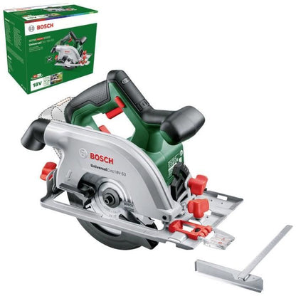 Bosch Home and Garden Universal Circ 18V-53 Cordless Handheld Circular Saw - Max. Cutting Depth 53 mm