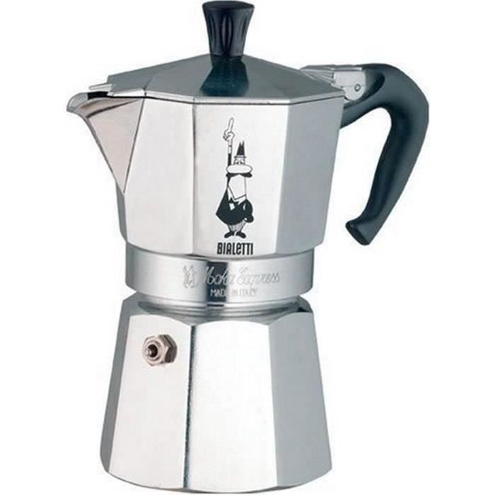 Italian coffee maker Bialetti - Moka Express - Aluminum - 4 cups