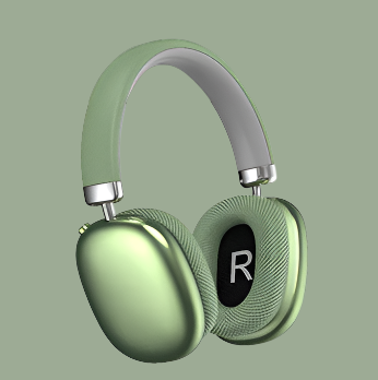 Color: GREEN - SoundXT Metallic Headphones with Advanced Noise Cancellation