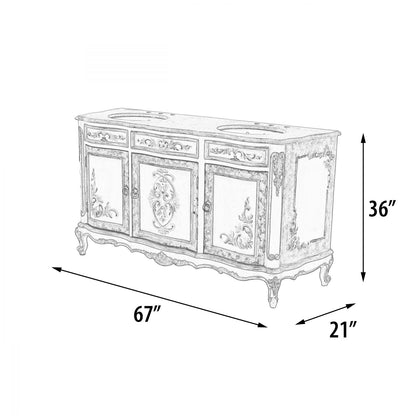 Cabo Blanco Double Sink Vanity