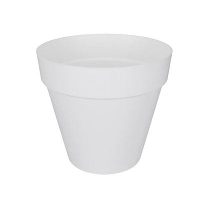 Elho Round flower pot with Urban loft wheels - Ø 40 cm - White