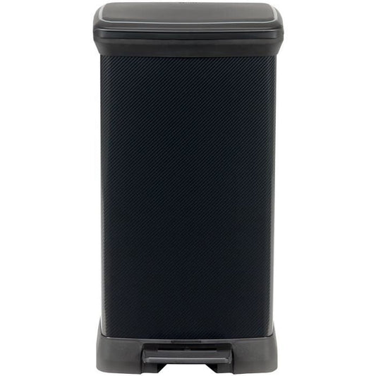 CURVER Decobin Rectangular Bin - 50 L - Carbon Black