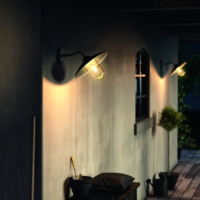 HAMMOCK-Outdoor wall light Descendant Black L30cm Black Philips