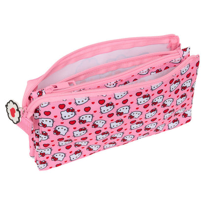 Hello Kitty triple pencil case