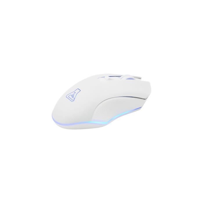 Wireless Gaming Mouse - THE G-LAB - KULT HELIUM - RGB - 6400 DPI - 6 Buttons - White