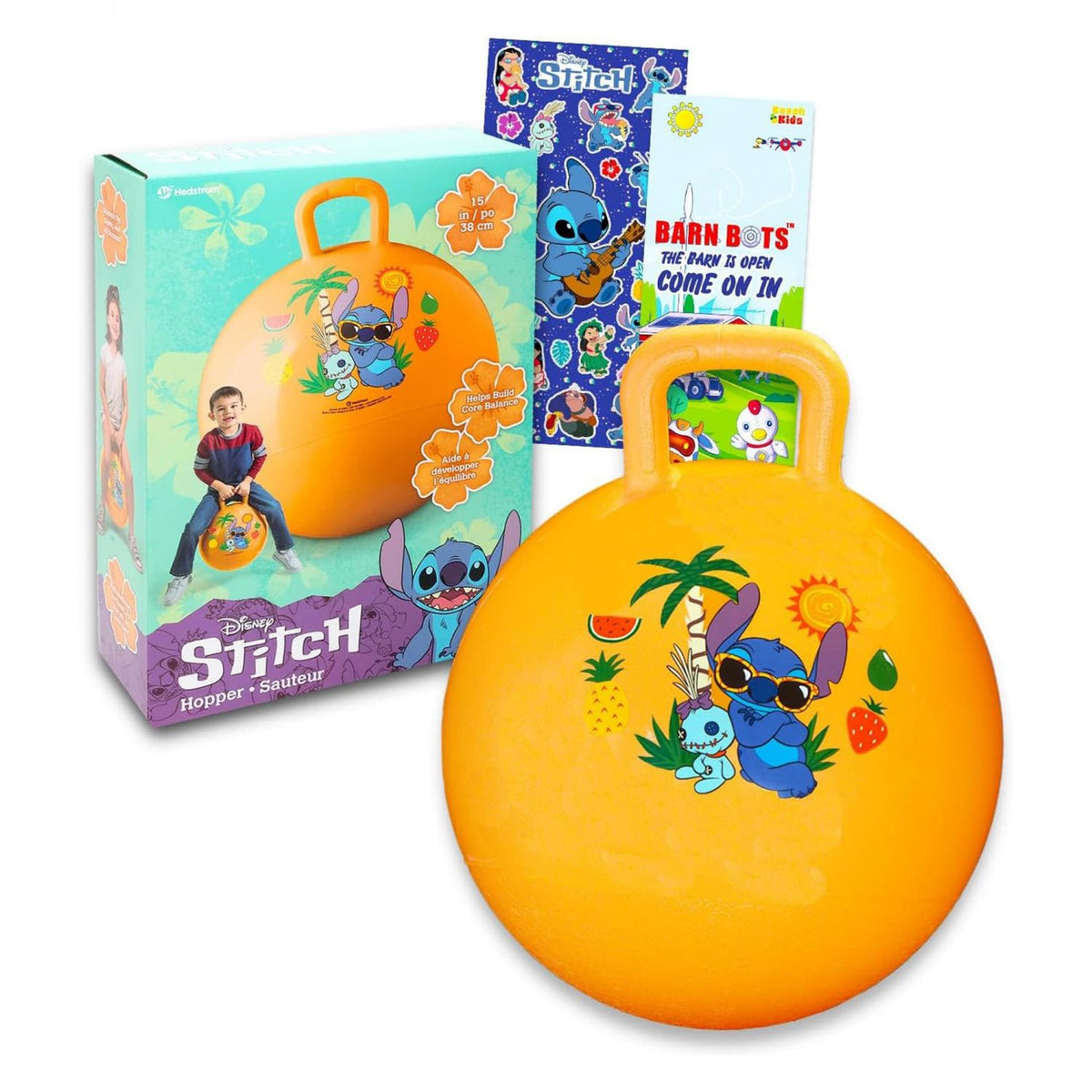 Disney Lilo & Stitch Tropical Stitch 15-Inch Yellow Hopper Ball