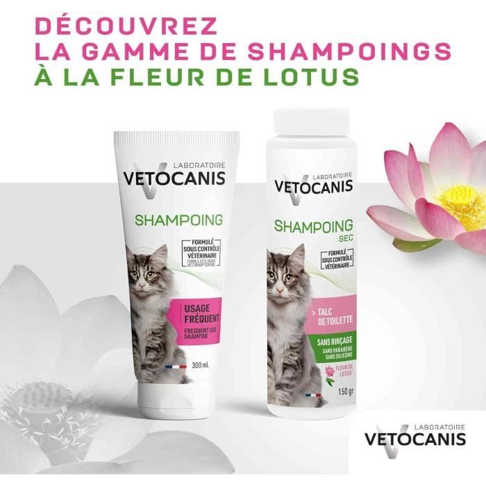 Dry shampoo - VETOCANIS - 150gr for Cats